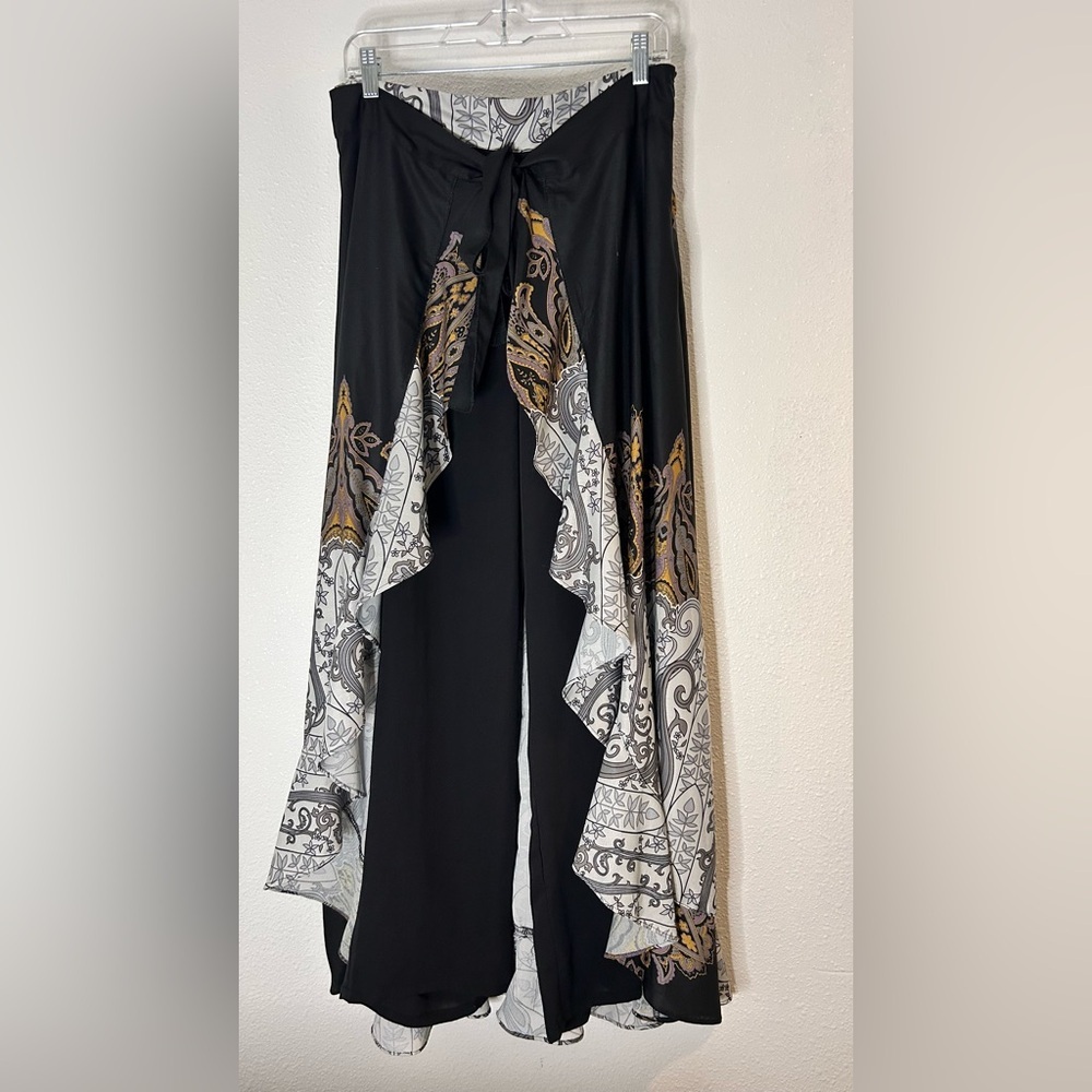 Reborn Pants with Patterned Skirt Overlay Size Large